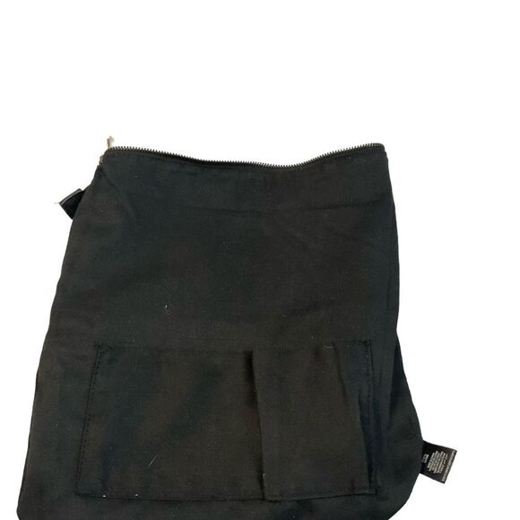 BCBGeneration Women’s Black & Gold Sequin Fold Over Clutch Bag Zippered 13 X 12 - Picture 7 of 11